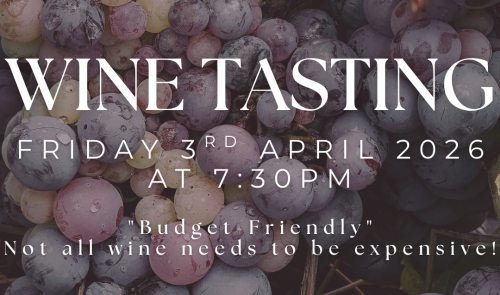 Budget-Friendly Wine Tasting - Friday 3rd April 2026