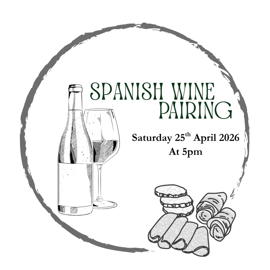 Spanish Wine Pairing 25th April 2026 at 5pm